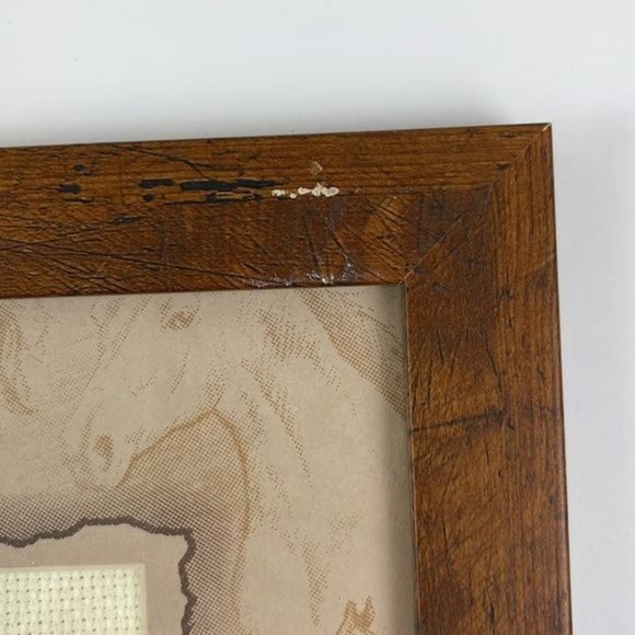 Horse Cross Stitch Complete w Wood Frame Included Equestrian Duo - Picture 2 of 11